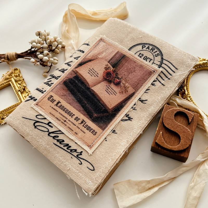 Handmade Coffee-Dyed Fabric Junk Journal