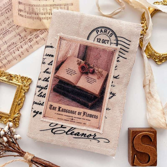 Handmade Coffee-Dyed Fabric Junk Journal