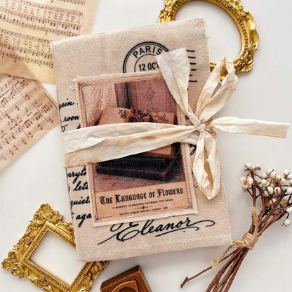 Handmade Coffee-Dyed Fabric Junk Journal
