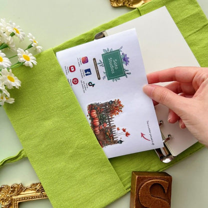 Botanical Stitch Loose-Leaf Journal