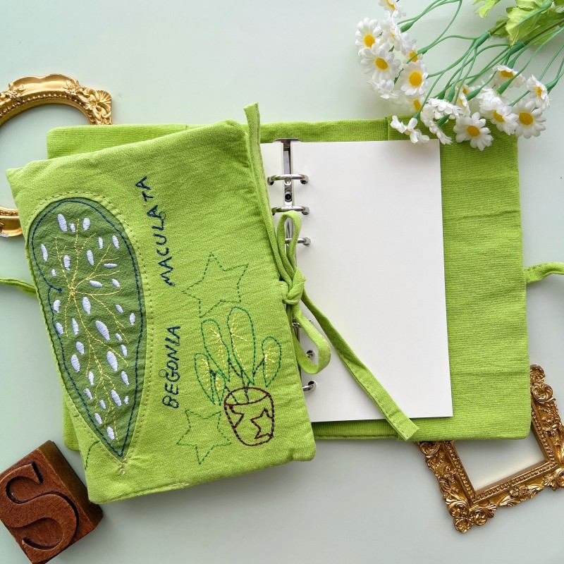 Botanical Stitch Loose-Leaf Journal