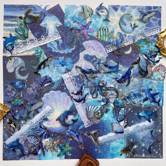 Blue Wonders Ephemera Mystery Kit