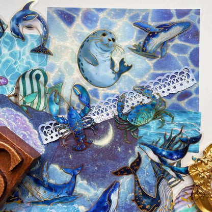 Blue Wonders Ephemera Mystery Kit