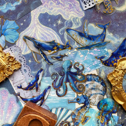 Blue Wonders Ephemera Mystery Kit