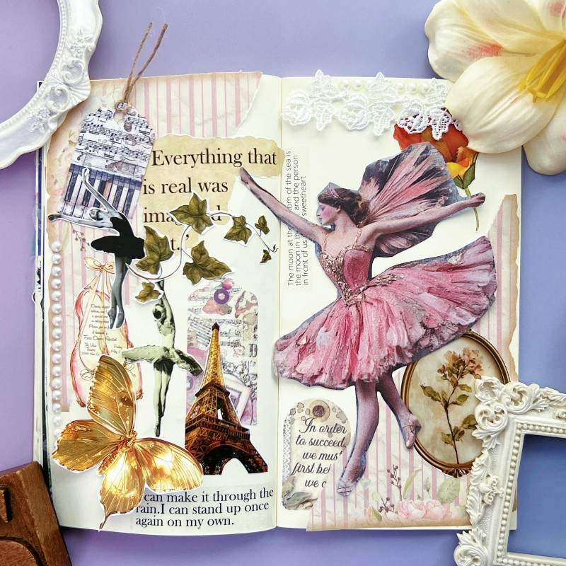 Ballet on Paper Ephemera Mystery Kit 80PCS