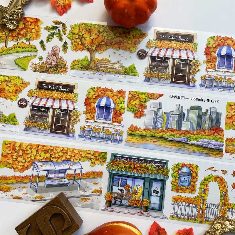 Autumn Murmur PET Tape Roll | BOBO YU