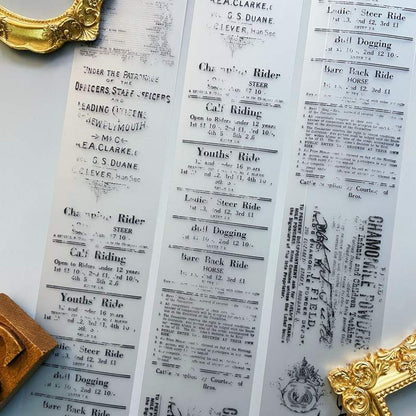 Broken Texts PET Tape | Jian Dan