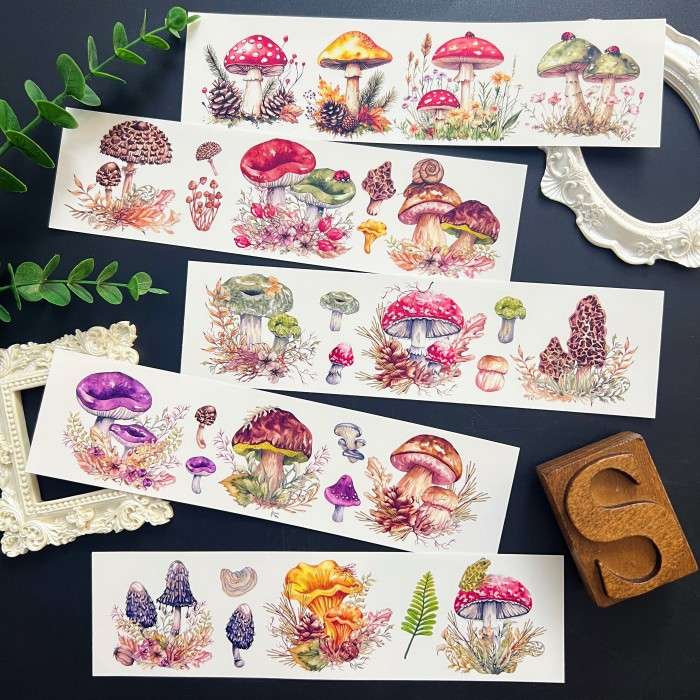 Forest Fungus Sticker 5Sheets | ML