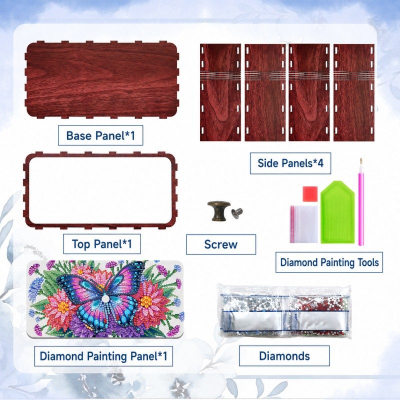 DIY Diamond Painting Storage Box