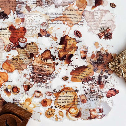Coffee Aroma Sticker 60PCS