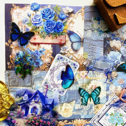 Cornflower Blue Ephemera Mystery Kit
