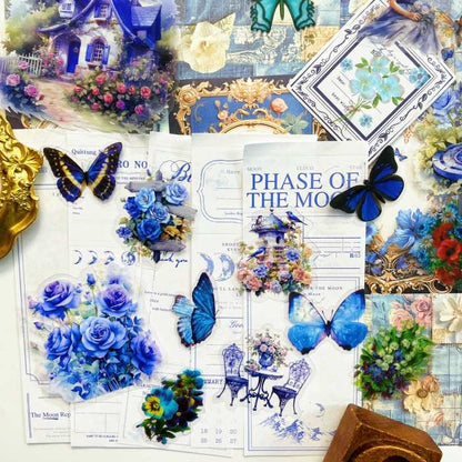 Cornflower Blue Ephemera Mystery Kit