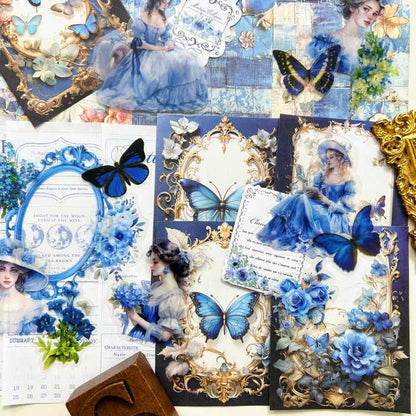 Cornflower Blue Ephemera Mystery Kit