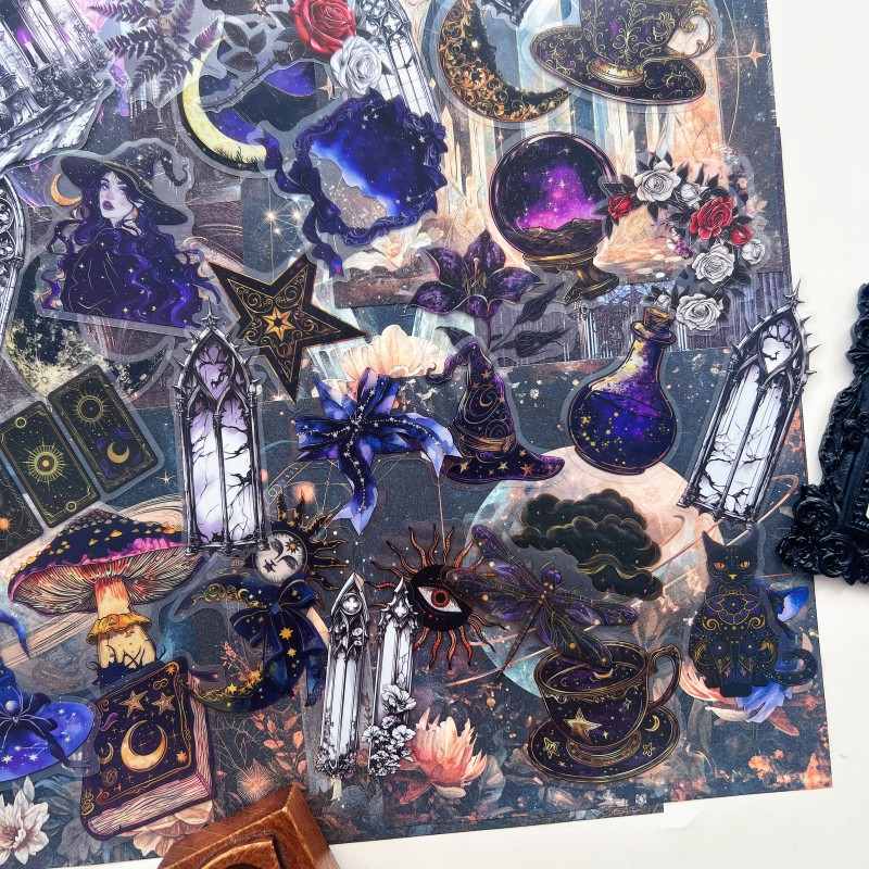 Cosmic Witch Ephemera Mystery Kit 85PCS