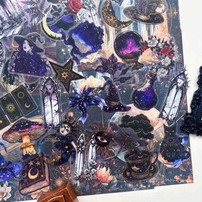 Cosmic Witch Ephemera Mystery Kit 85PCS