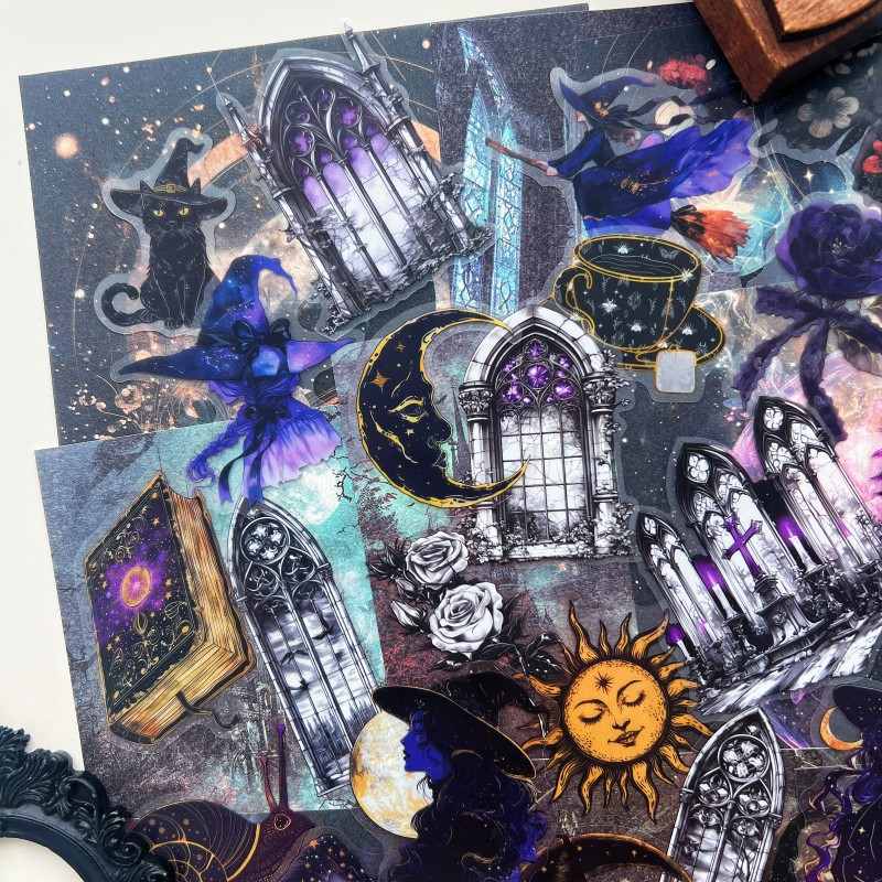 Cosmic Witch Ephemera Mystery Kit 85PCS