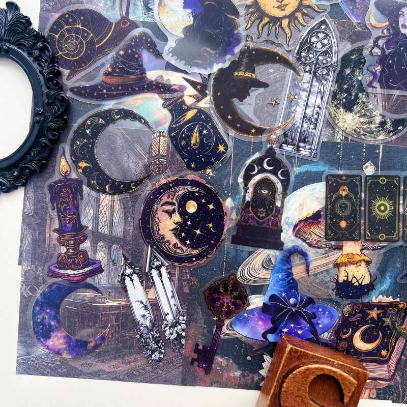 Cosmic Witch Ephemera Mystery Kit 85PCS