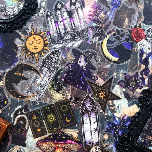 Cosmic Witch Ephemera Mystery Kit 85PCS