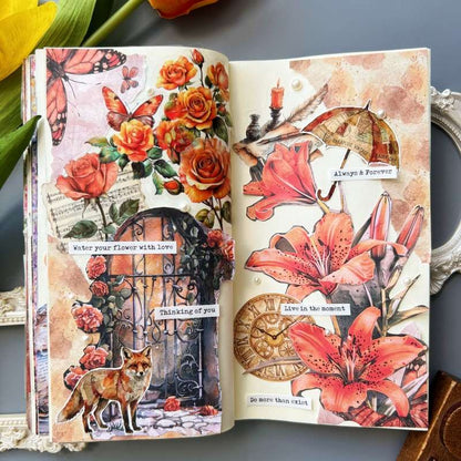 Crimson Harvest Ephemera Mystery Kit 95PCS