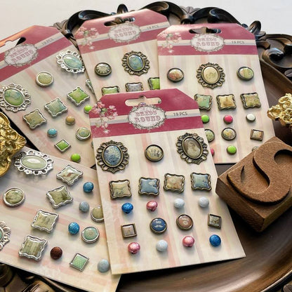 Timeless Touch Paper Fasteners 19PCS