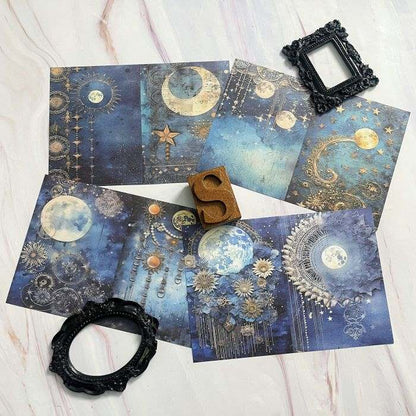 Night Sky Brilliance Collage Paper