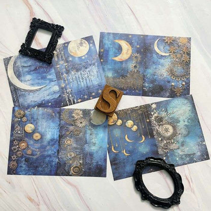 Night Sky Brilliance Collage Paper