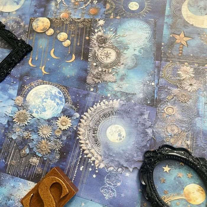 Night Sky Brilliance Collage Paper