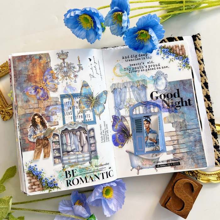 Dreamy Living Ephemera Mystery Kit 105PCS