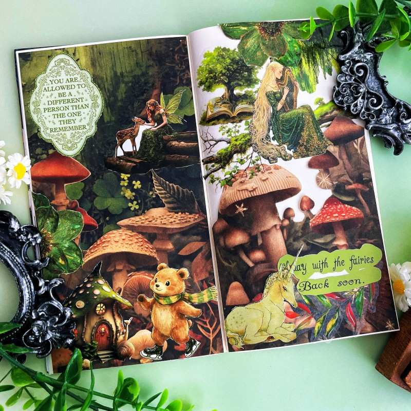 Enchanted Woodland Ephemera Mystery Kit 85PCS