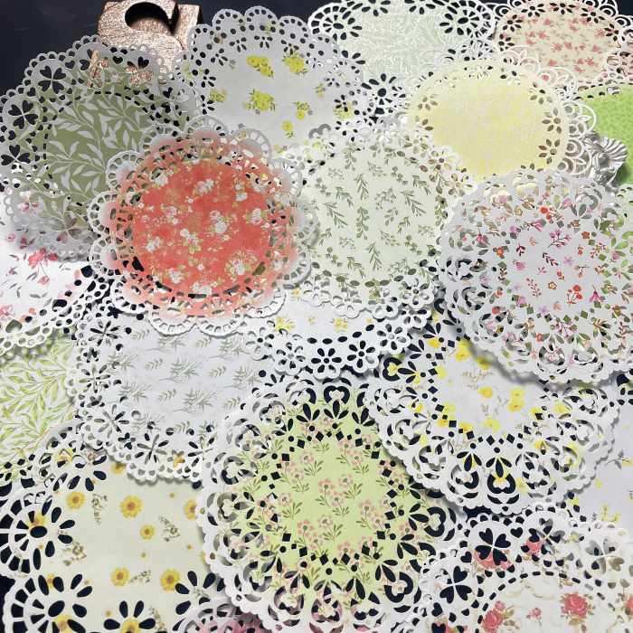 Ethereal Lace Collage Paper 30PCS