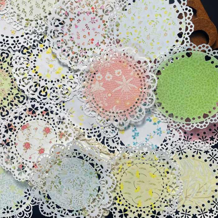 Ethereal Lace Collage Paper 30PCS