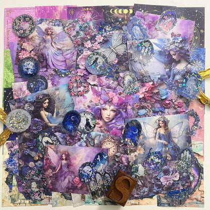 Galactic Beauty Ephemera Mystery Kit 70PCS