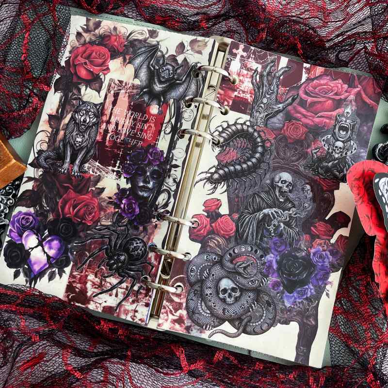 Gothic Blood Ephemera Mystery Kit 95PCS