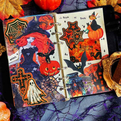Creepy Eve Ephemera Mystery Kit 100PCS