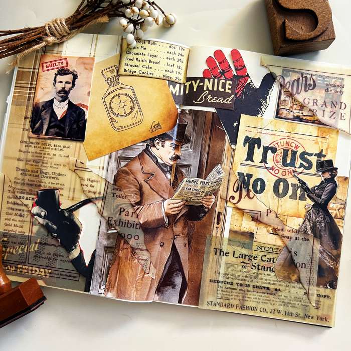 Holmes Clue Ephemera Kit 40PCS