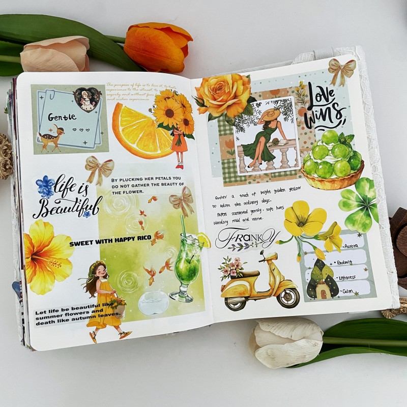 Honey Blossom Ephemera Mystery Kit 85PCS