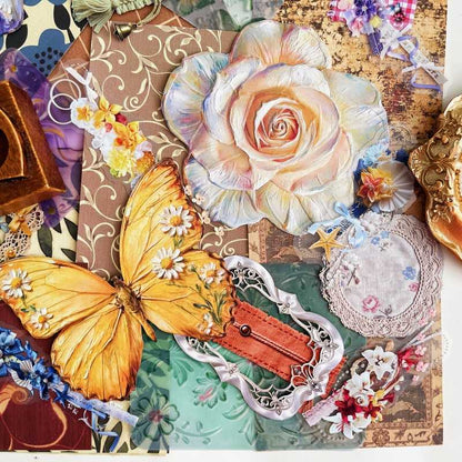 Woven Stories Ephemera Mystery Kit 90PCS