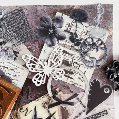 Mono Style Ephemera Mystery Kit 80PCS