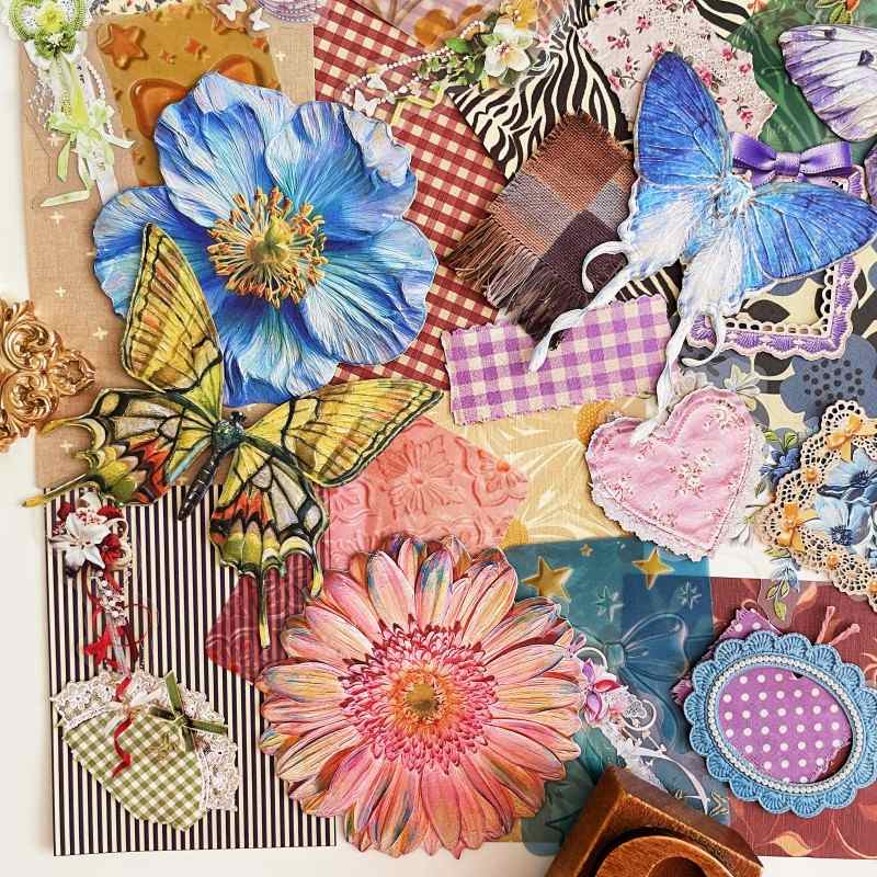 Woven Stories Ephemera Mystery Kit 90PCS
