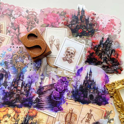 Midnight Castle Fables Ephemera Mystery Kit 65PCS