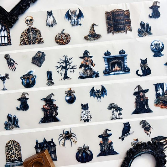 Leopard Witch PET Tape Roll