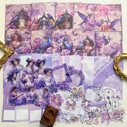 Lilac Ephemera Mystery Kit