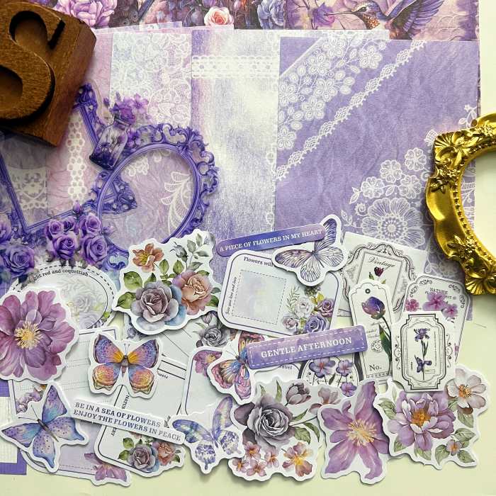 Lilac Ephemera Mystery Kit