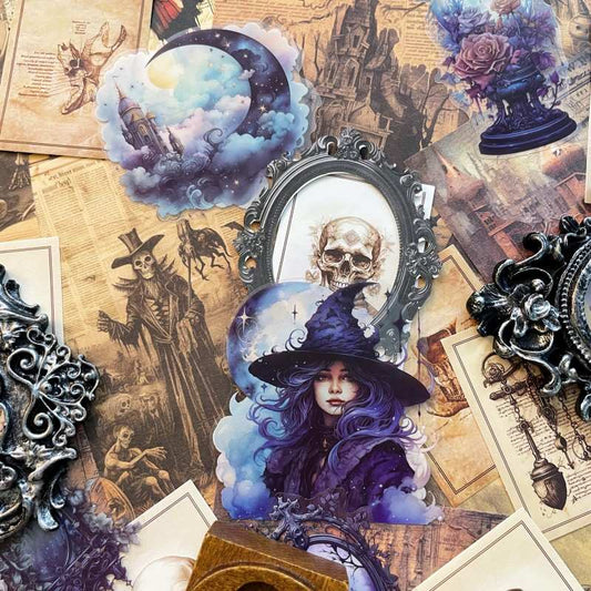 Midnight Castle Fables Ephemera Mystery Kit 70PCS