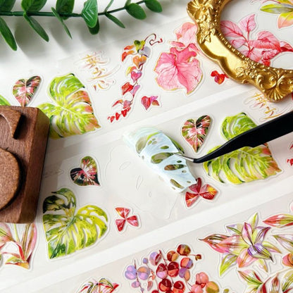 Tropical Bloom PET Tape Roll | Moodtape