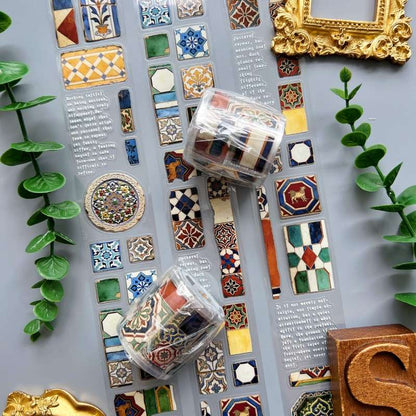 Tiled Treasures PET Tape Roll | Moodtape
