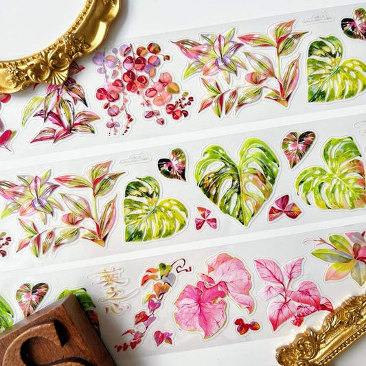 Tropical Bloom PET Tape Roll | Moodtape