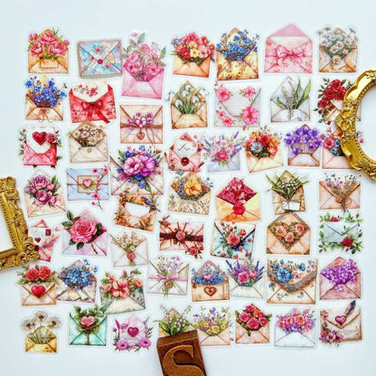 Nostalgia Mail Sticker 50PCS