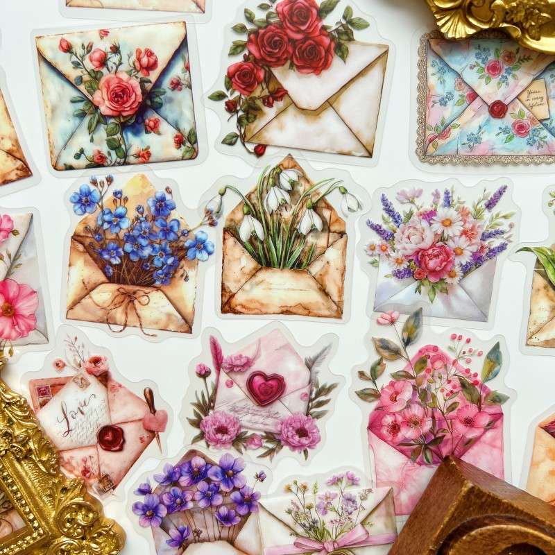 Nostalgia Mail Sticker 50PCS