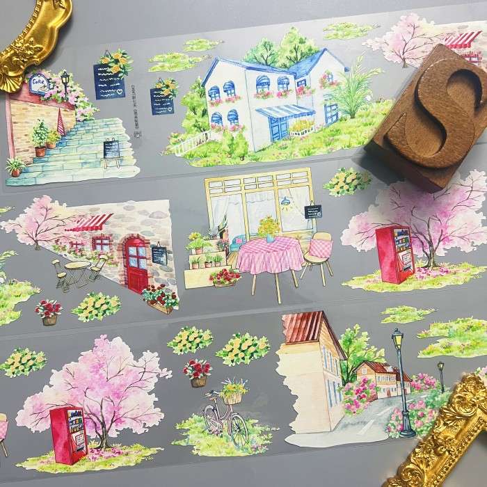 Cozy Street Corner PET Tape OKMT Soto Studios